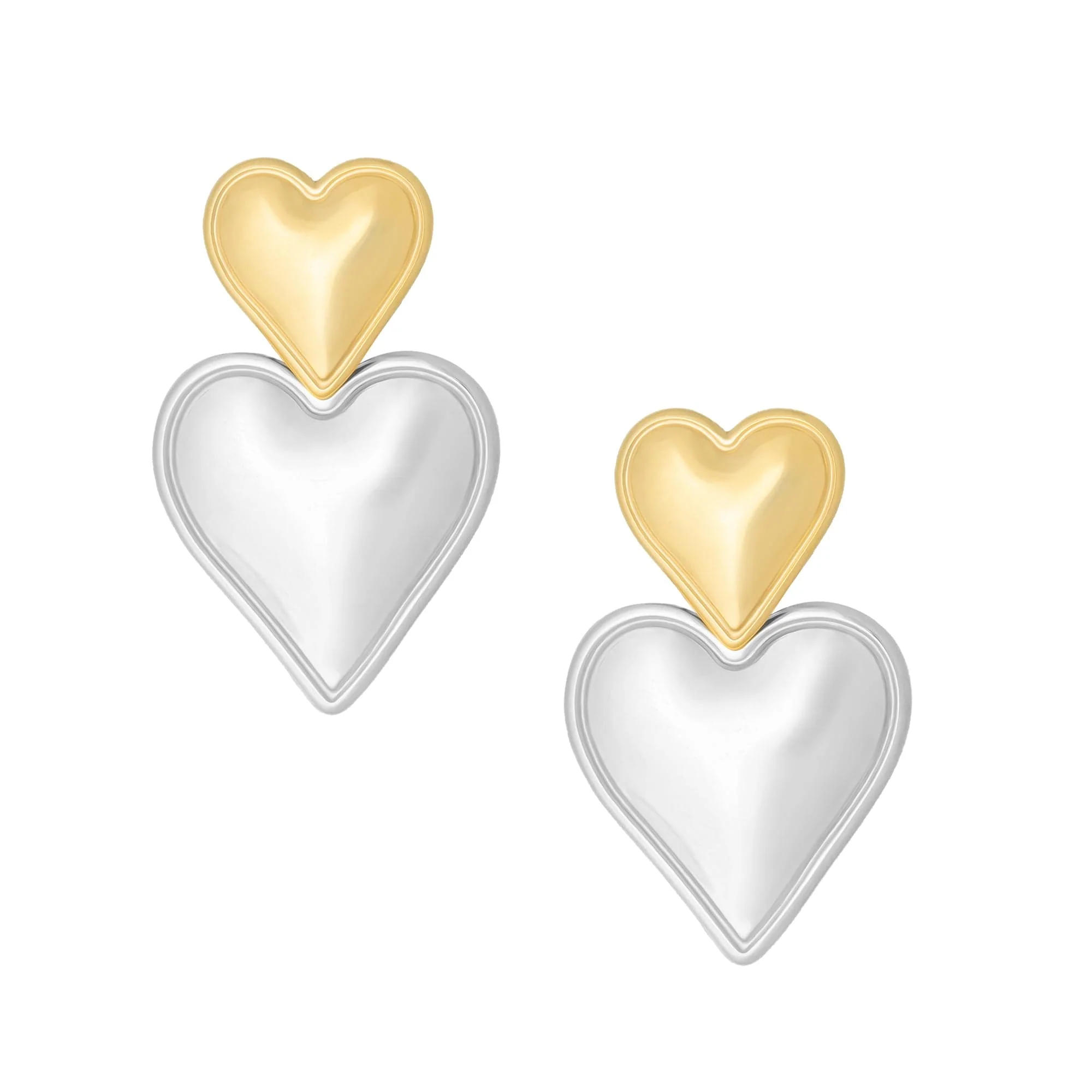 Fairytale Heart Stud Earrings