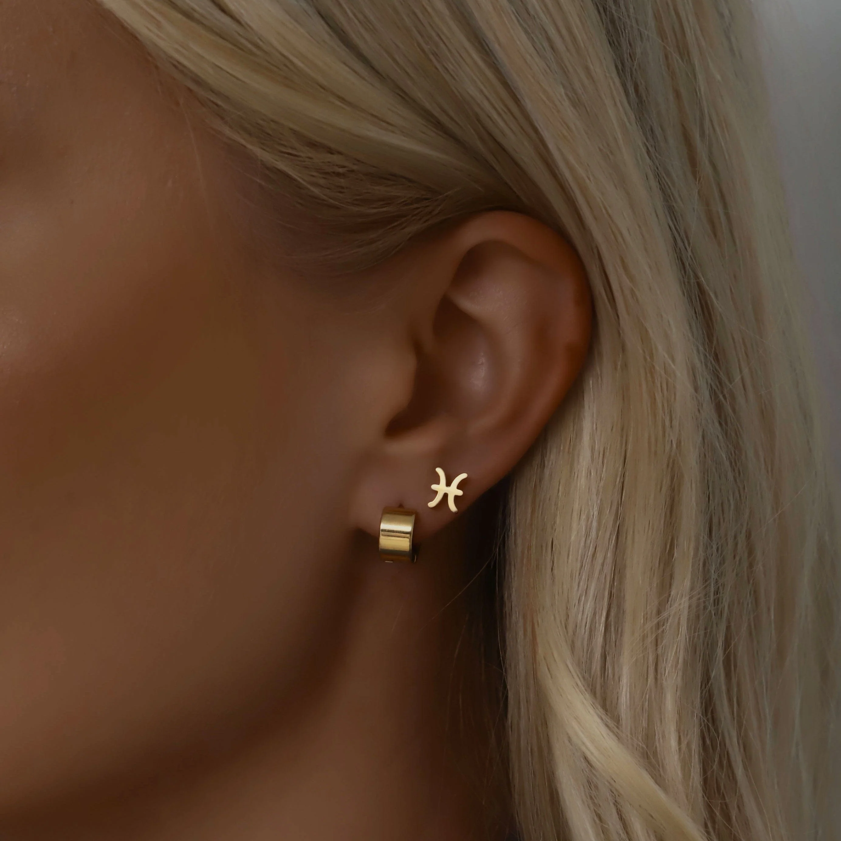 Fate Zodiac Stud Earrings - Image 2