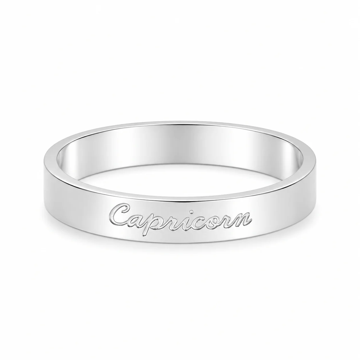 Italic Zodiac Ring Silver - Image 5