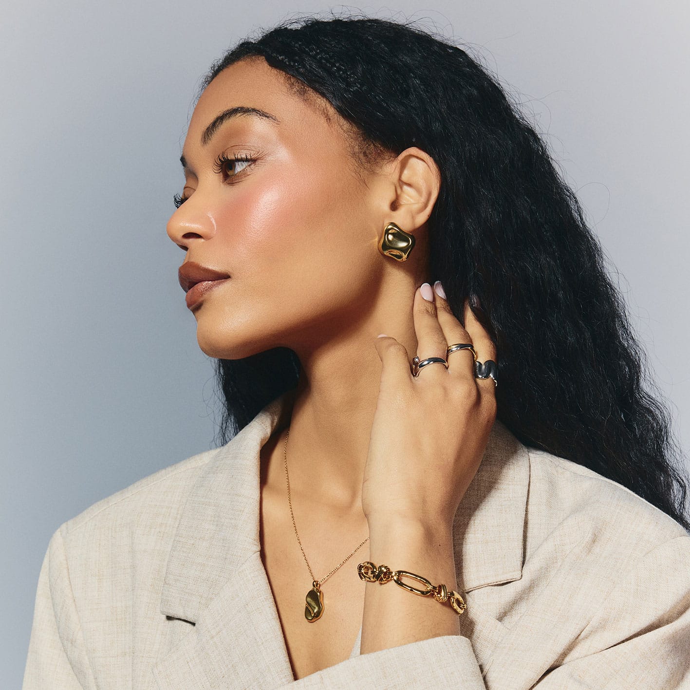 Kristy Stud Earrings - Image 3