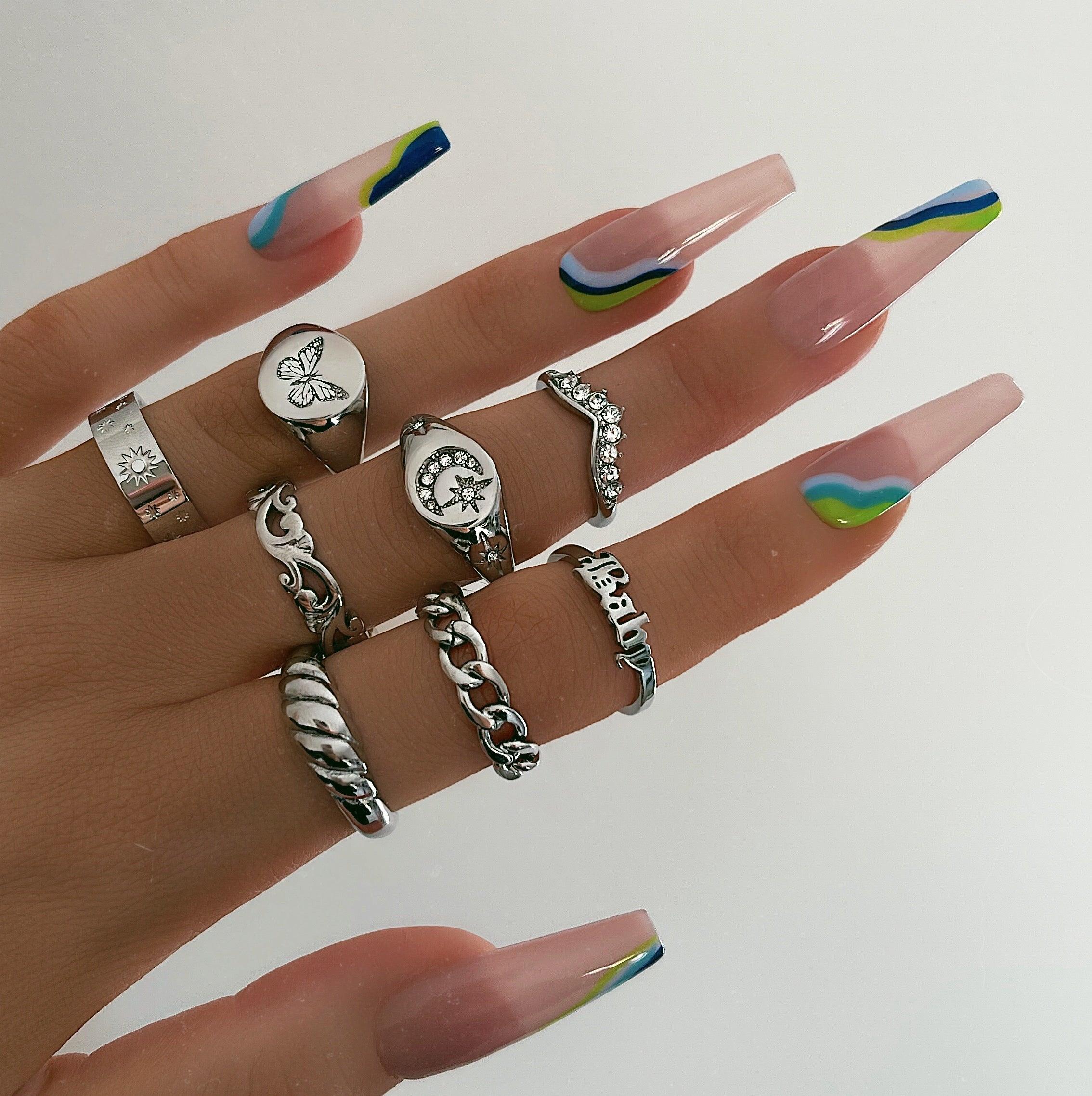 Luna Moon Signet Ring - Image 7