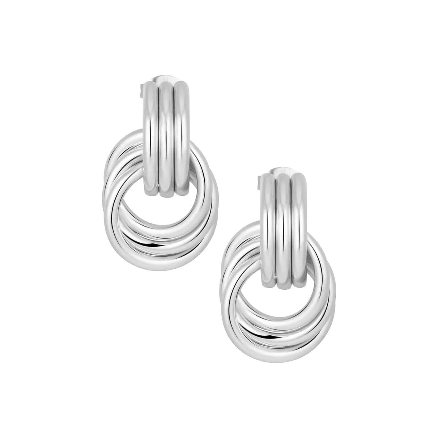 Mini Cece Knot Stud Earrings - Image 3