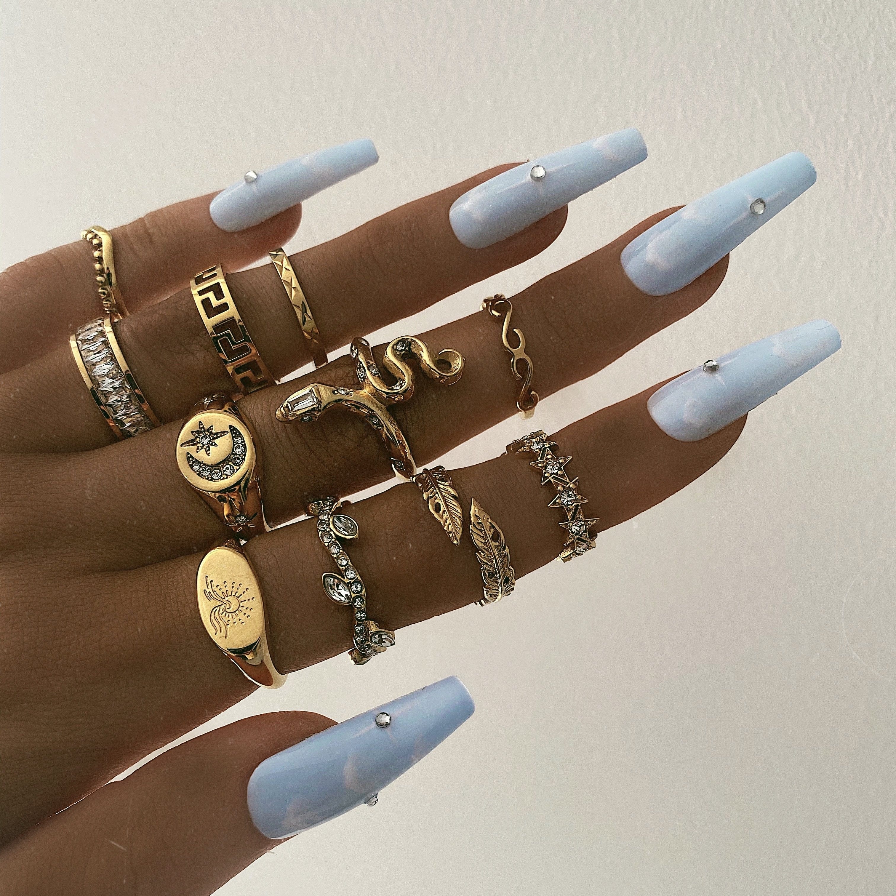 Ocean Waves Signet Ring - Image 2
