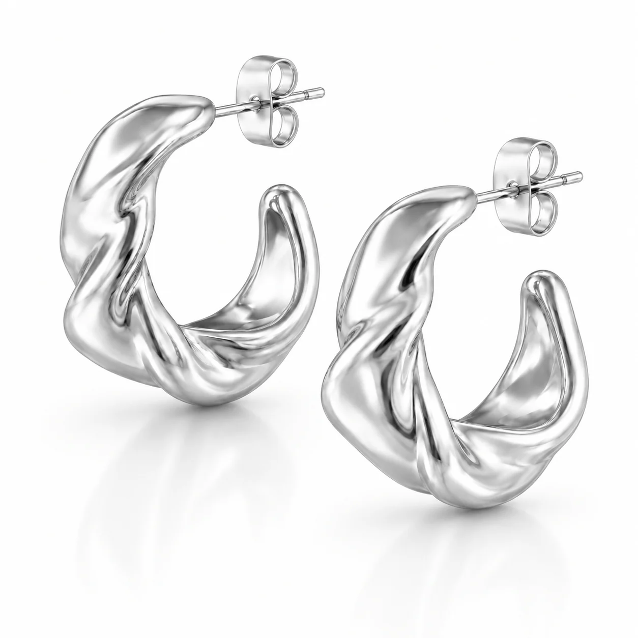 Veronica Hoop Earrings - Image 3